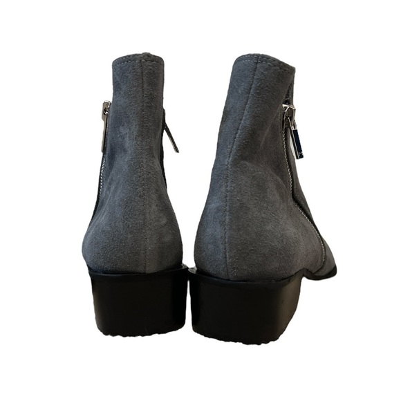 Vincent POINTY TOE Gray Ankle BOOTIE - Picture 6 of 11
